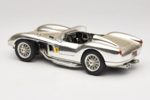 Ferrari 250 Testa Rossa Chrome シルバー Bburago 1:18 3007-C1 メタル - 画像 7/8
