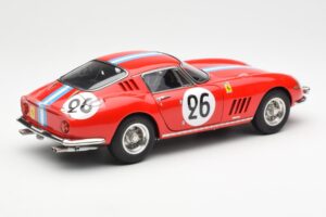 Ferrari 275 GTB Competizione #26 G. Biscaldi / A. de Bourbon Team Hugus 24 Hours of Le Mans 1966 CMC 1:18 M-199 メタル - 画像 2/6