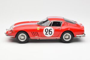 Ferrari 275 GTB Competizione #26 G. Biscaldi / A. de Bourbon Team Hugus 24 Hours of Le Mans 1966 CMC 1:18 M-199 メタル - 画像 3/6