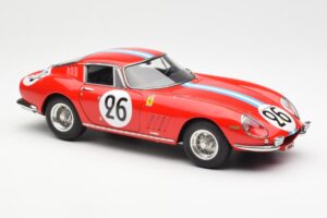 Ferrari 275 GTB Competizione #26 G. Biscaldi / A. de Bourbon Team Hugus 24 Hours of Le Mans 1966 CMC 1:18 M-199 メタル - 画像 4/6