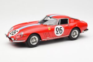 Ferrari 275 GTB Competizione #26 G. Biscaldi / A. de Bourbon Team Hugus 24 Hours of Le Mans 1966 CMC 1:18 M-199 メタル