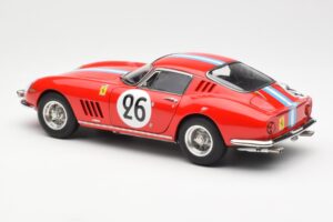 Ferrari 275 GTB Competizione #26 G. Biscaldi / A. de Bourbon Team Hugus 24 Hours of Le Mans 1966 CMC 1:18 M-199 メタル - 画像 5/6