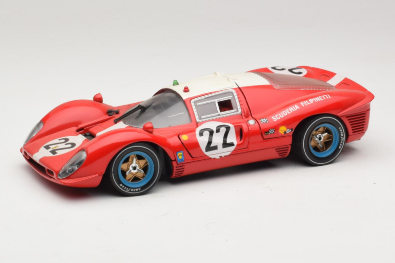 Ferrari 330 P4 #22 Scuderia Filipinetti Poor Condition 1967 Revell 1:18 48825-P1 メタル