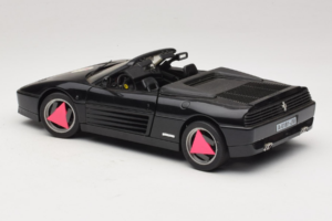 Ferrari 348 Spider ブラック Mira 1:18 6181 メタル - 画像 7/8
