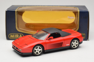 Ferrari 348 Spider レッド Mira 1:18 6180 メタル - 画像 8/8