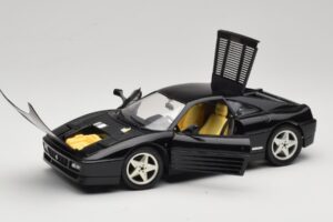 Ferrari 348 TB ブラック Mira 1:18 6101-R1 メタル - 画像 3/8