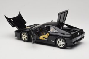 Ferrari 348 TB ブラック Mira 1:18 6101-R1 メタル - 画像 5/8
