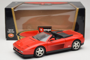Ferrari 348 TB レッド Bburago 1:18 3039-P4 メタル - 画像 8/8