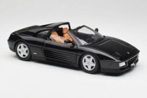 Ferrari 348 TS ブラック Hot Wheels 1:18 X5481 メタル - 画像 6/8