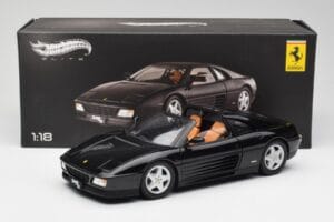 Ferrari 348 TS ブラック Hot Wheels 1:18 X5481 メタル - 画像 8/8
