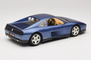 Ferrari 348tb ダークブルー メタリック Bburago 1:18 3039-B1 メタル - 画像 3/8