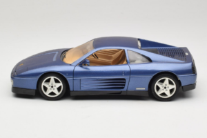 Ferrari 348tb ダークブルー メタリック Bburago 1:18 3039-B1 メタル - 画像 4/8