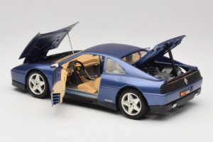 Ferrari 348tb ダークブルー メタリック Bburago 1:18 3039-B1 メタル - 画像 5/8