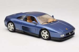 Ferrari 348tb ダークブルー メタリック Bburago 1:18 3039-B1 メタル - 画像 6/8