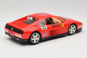 Ferrari 348 TB #32 Pirelli レッド 1989 Bburago 1:18 3039-P1 メタル - 画像 3/8