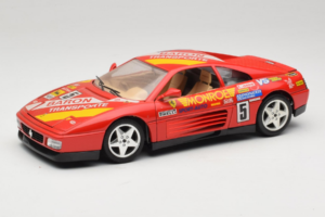 Ferrari 348 TB #5 Monroe レッド 1989 Bburago 1:18 3039-M1 メタル