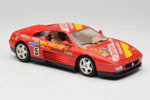 Ferrari 348 TB #5 Monroe レッド 1989 Bburago 1:18 3039-M1 メタル - 画像 6/8