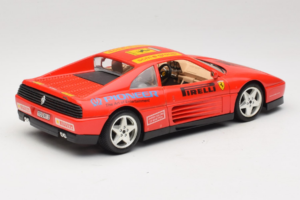 Ferrari 348tb Pirelli レッド Bburago 1:18 3039-P2 メタル - 画像 3/8