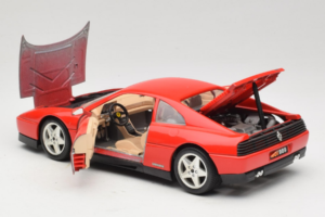 Ferrari 348tb レッド Bburago 1:18 3039-R1 メタル - 画像 5/8