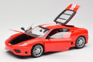 Ferrari 360 Challenge Stradale レッド Hot Wheels 1:18 C0407 メタル - 画像 2/8