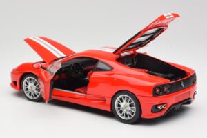 Ferrari 360 Challenge Stradale レッド Hot Wheels 1:18 C0407 メタル - 画像 5/8