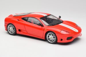 Ferrari 360 Challenge Stradale レッド Hot Wheels 1:18 C0407 メタル - 画像 6/8