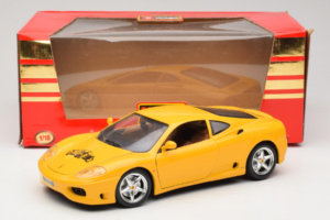 Ferrari 360 Modena 25 Jahre FMC イエロー Bburago 1:18 3358-Y1 メタル - 画像 8/8