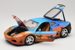 Ferrari 360 Modena Bracio Gotz Running Horses Livery Bburago 1:18 3358-B1 メタル - 画像 2/8