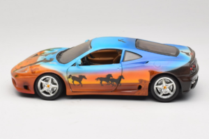 Ferrari 360 Modena Bracio Gotz Running Horses Livery Bburago 1:18 3358-B1 メタル - 画像 4/8