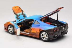 Ferrari 360 Modena Bracio Gotz Running Horses Livery Bburago 1:18 3358-B1 メタル - 画像 5/8