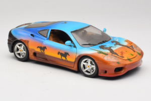 Ferrari 360 Modena Bracio Gotz Running Horses Livery Bburago 1:18 3358-B1 メタル - 画像 6/8