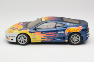 Ferrari 360 Modena Challenge #5 Hot Wheels Purple Fire Livery 1999 Bburago 1:18 29619 メタル - 画像 4/8