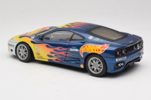 Ferrari 360 Modena Challenge #5 Hot Wheels Purple Fire Livery 1999 Bburago 1:18 29619 メタル - 画像 7/8