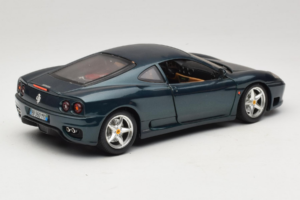 Ferrari 360 Modena ダークグリーンメタリック Bburago 1:18 3358-G2 メタル - 画像 2/7