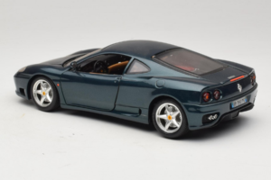 Ferrari 360 Modena ダークグリーンメタリック Bburago 1:18 3358-G2 メタル - 画像 6/7