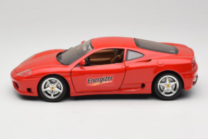 Ferrari 360 Modena Energizer レッド Bburago 1:18 3358-P3 メタル - 画像 4/8