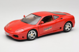Ferrari 360 Modena Energizer レッド Bburago 1:18 3358-P3 メタル