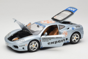 Ferrari 360 Modena Expert #1 シルバー Bburago 1:18 3348-S1 メタル - 画像 2/8