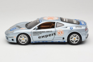 Ferrari 360 Modena Expert #1 シルバー Bburago 1:18 3348-S1 メタル - 画像 4/8