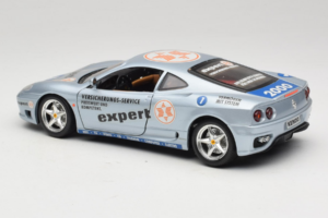 Ferrari 360 Modena Expert #1 シルバー Bburago 1:18 3348-S1 メタル - 画像 7/8