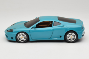 Ferrari 360 Modena Migros リミテッドエディション 333台 ブルー Bburago 1:18 3358-G1 メタル - 画像 4/8