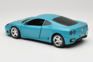 Ferrari 360 Modena Migros リミテッドエディション 333台 ブルー Bburago 1:18 3358-G1 メタル - 画像 7/8