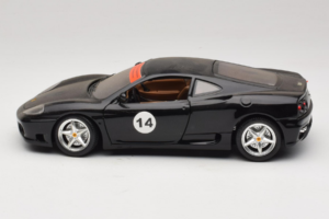 Ferrari 360 Modena #14 ブラック リミテッドエディション Bburago 1:18 3368-B1 メタル - 画像 4/8