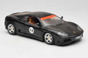 Ferrari 360 Modena #14 ブラック リミテッドエディション Bburago 1:18 3368-B1 メタル - 画像 6/8