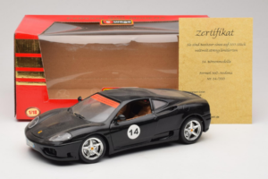 Ferrari 360 Modena #14 ブラック リミテッドエディション Bburago 1:18 3368-B1 メタル - 画像 8/8