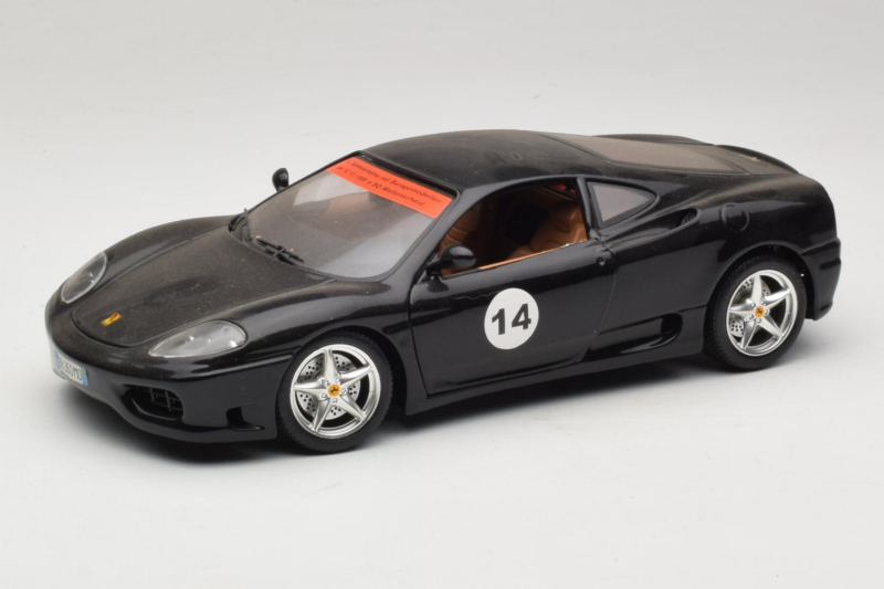 Ferrari 360 Modena #14 ブラック リミテッドエディション Bburago 1:18 3368-B1 メタル