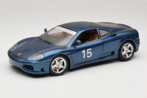 Ferrari 360 Modena #15 リミテッドエディション ブルーメタリック Bburago 1:18 3358-F1 メタル