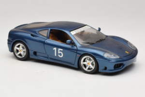 Ferrari 360 Modena #15 リミテッドエディション ブルーメタリック Bburago 1:18 3358-F1 メタル - 画像 6/8