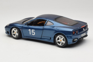 Ferrari 360 Modena #15 リミテッドエディション ブルーメタリック Bburago 1:18 3358-F1 メタル - 画像 7/8
