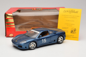 Ferrari 360 Modena #15 リミテッドエディション ブルーメタリック Bburago 1:18 3358-F1 メタル - 画像 8/8